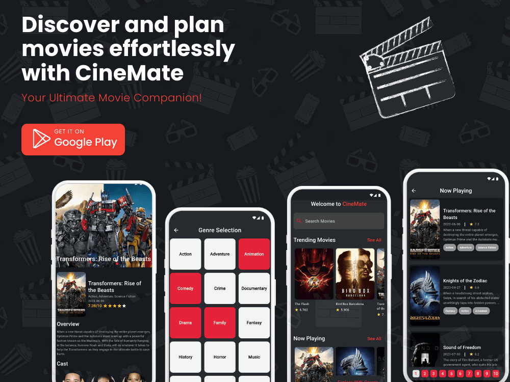 CineMate – Movie Party Planner