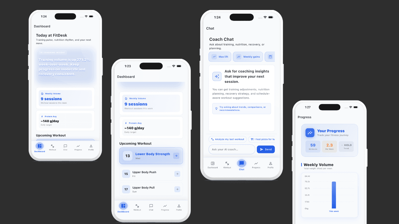 FitDesk AI – Agentic Fitness Coach